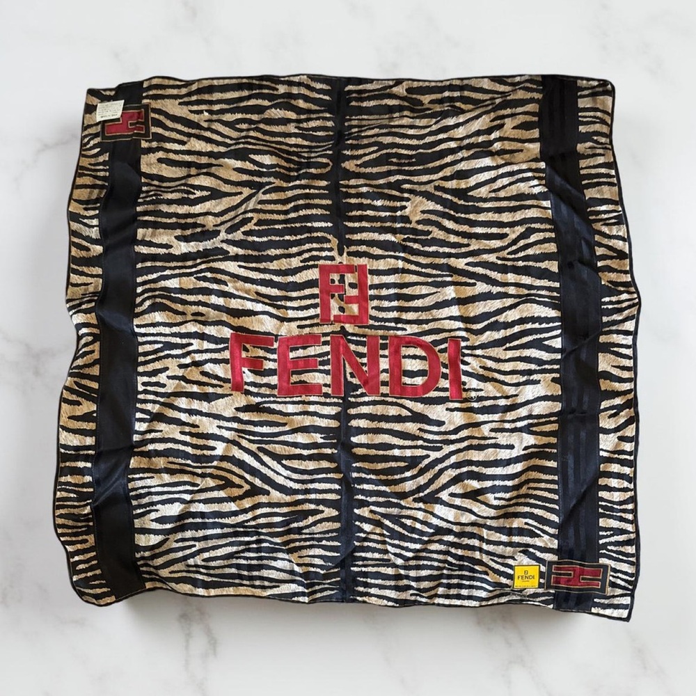 Fendi | Accessories | Scarves & Wraps | Fazzuolo Tiger Stripe Scarf